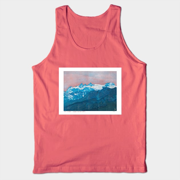 Mount Olympus (Olympic Mountain Range) Tank Top by sydneybrookeart